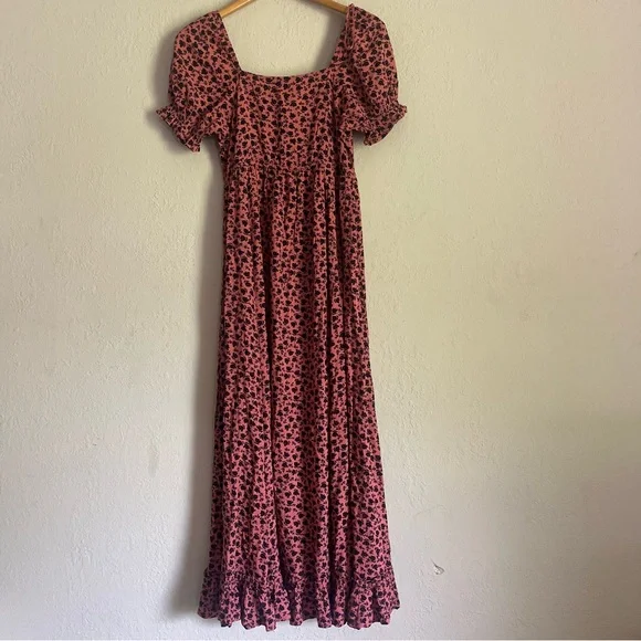 NWT Patrons Of Peace High To Low Maxi Dress in Floral Print - Picture 3 of 7